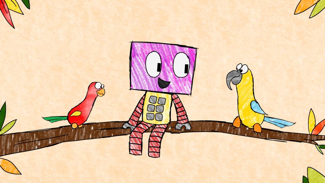 Rookie Robot Explores the World - S2E7 - Copycat Copy That - Rookie and ...